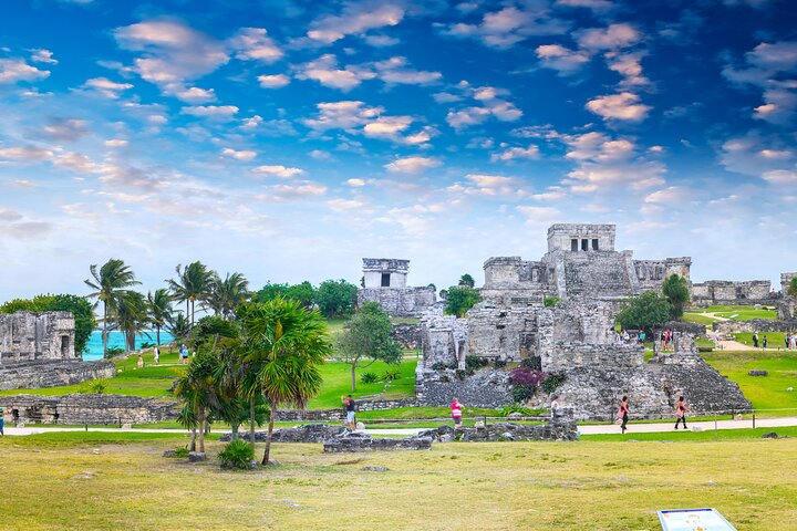 Tulum highlights tour, Cenote & Jungle Village pick up included