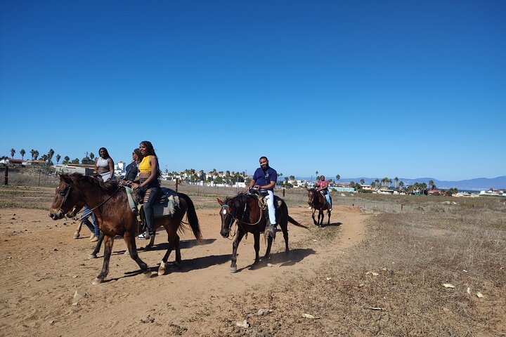 Private excursion, Horseback riding on the beach and La Bufadora