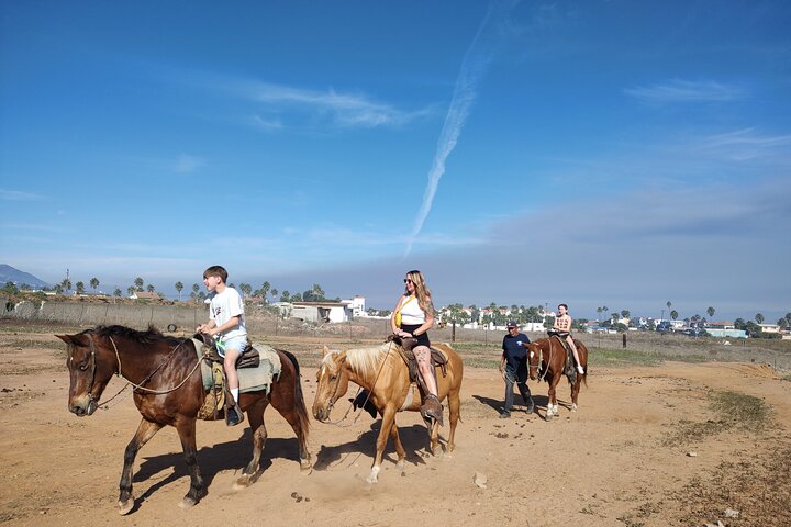 Private excursion, Horseback riding on the beach and La Bufadora