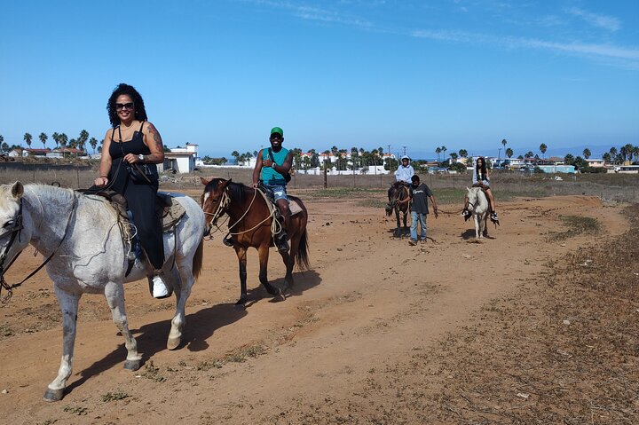 Private excursion, Horseback riding on the beach and La Bufadora