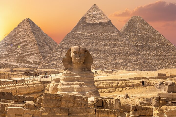 Full day Private Tour Giza Pyramids Sakkara Memphis Dahshur