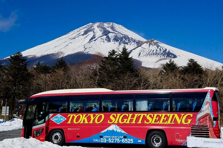 Mt. Fuji & Hakone Bus Tour Bullet Train Return & 28-Hotel Pick-up