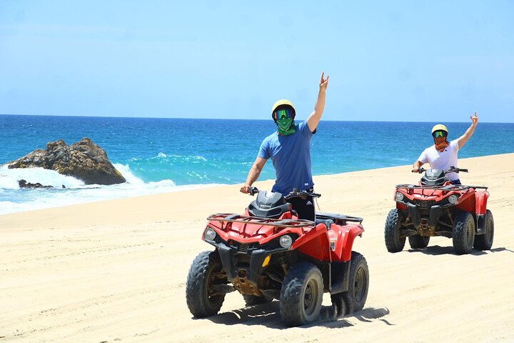 Cabo ATV Tour: Desert, Beach Ride and Tequila Tasting
