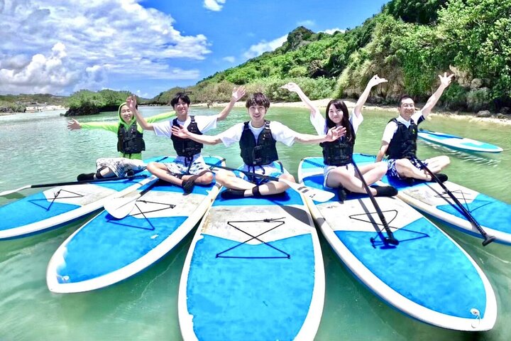 Okinawa Miyako Half Day SUP Canoe and Sea Turtle Snorkel