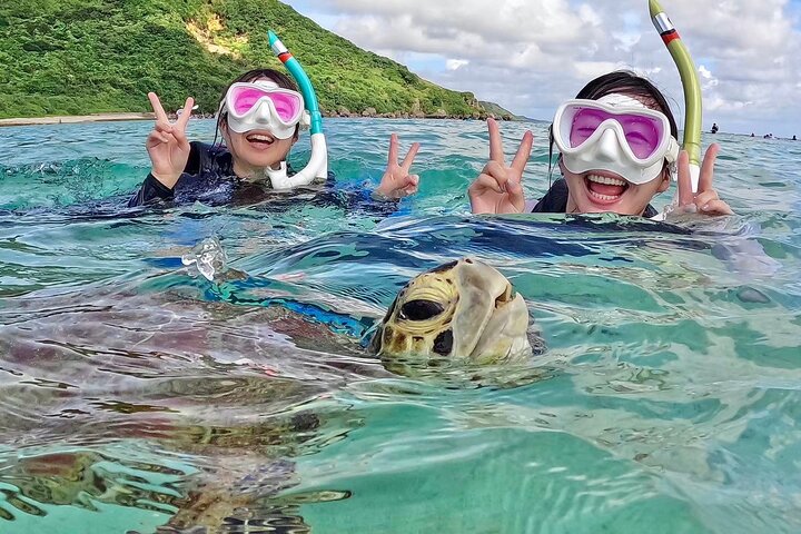 Okinawa Miyako Half Day Sea Turtle Snorkel with Free Photos
