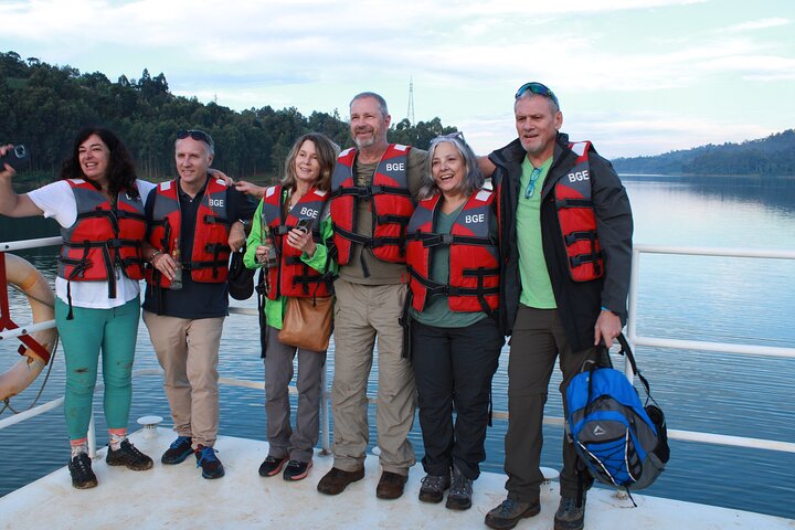 Boat cruise in Twin lakes and Lake Kivu