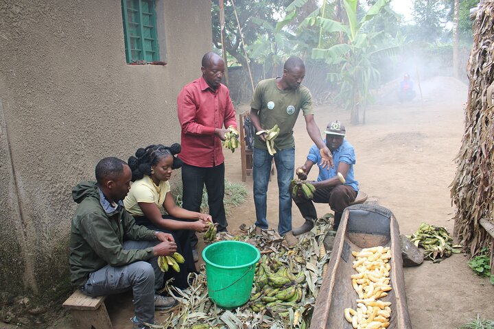 Banana beer brewery