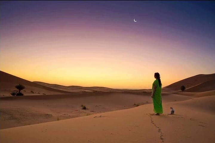 Merzouga Overnight Camel Trek, Sandboarding & Desert Camp