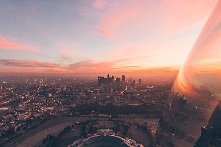 Downtown LA Lights: Your Private Sunset and Night Helicopter Tour
