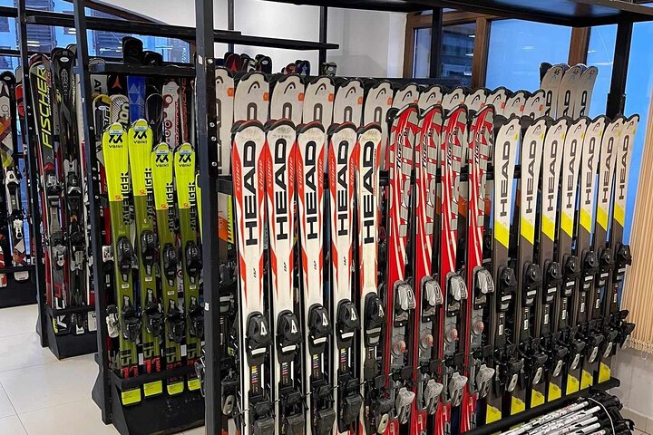 Ski and snowboard equipment in Bansko,Bulgaria