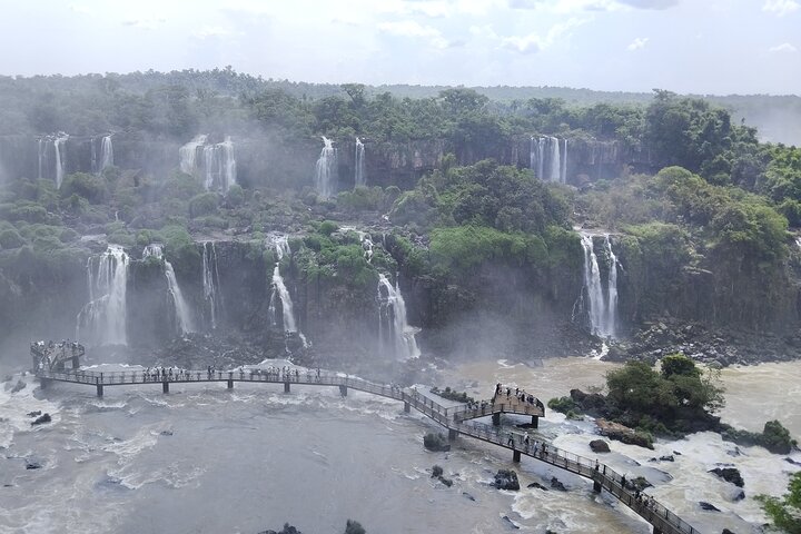 Small group Falls Both Sides - Argentina and Brazil