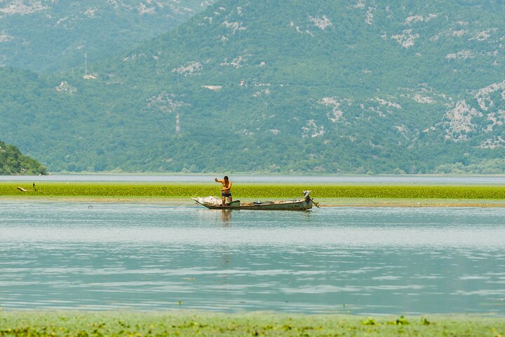 Skadar Lake National Park Guided Boat Tour with Wooden Boat