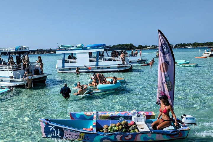 3 Hour Crab Island Tour from Destin Non-Private with Floats