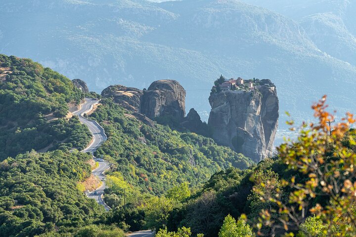 From Athens:Meteora Caves & Monasteries History Day Trip by Train