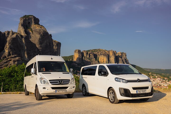 From Athens:Meteora Caves & Monasteries History Day Trip by Train