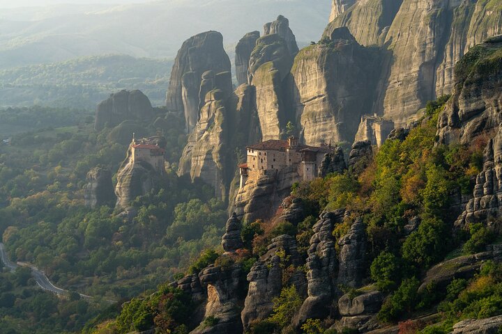 From Athens:Meteora Caves & Monasteries History Day Trip by Train