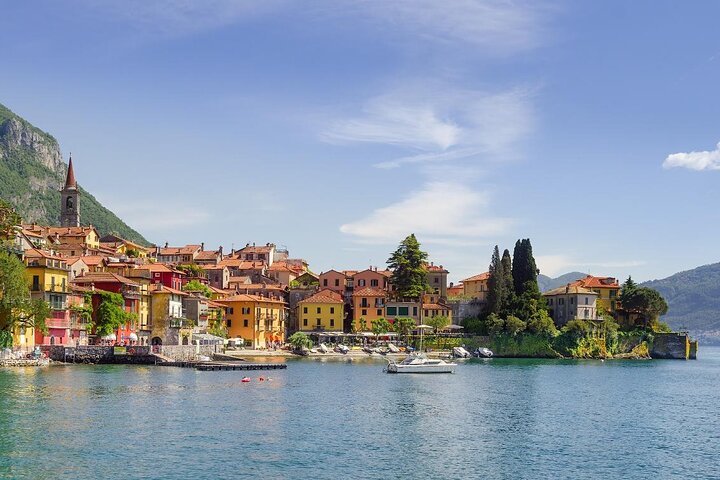 Como, Bellagio & Varenna: Small Group from Milan with Boat Cruise