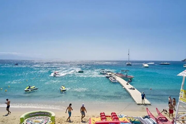 For Cruise Ships: Beach Escape and Free Time in Mykonos Town