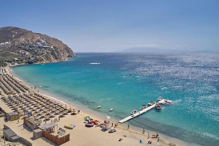 For Cruise Ships: Beach Escape and Free Time in Mykonos Town