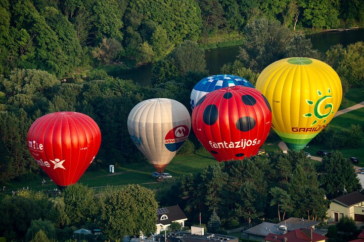 Hot Air Balloon Flight over Vilnius or Trakai