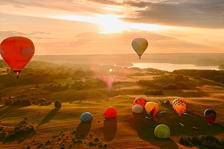 Hot Air Balloon Flight over Vilnius or Trakai