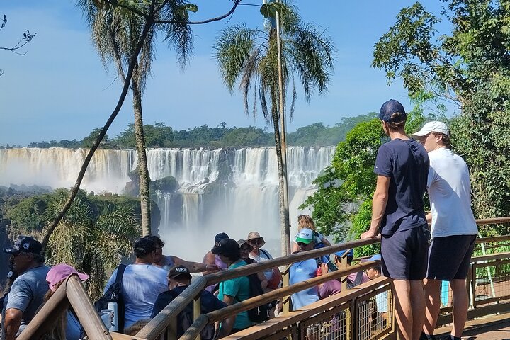 Small group Falls Both Sides - Argentina and Brazil