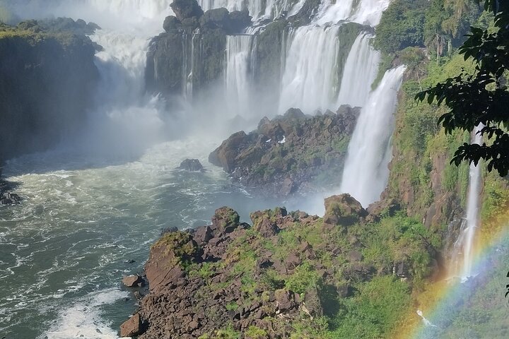 Small group Falls Both Sides - Argentina and Brazil