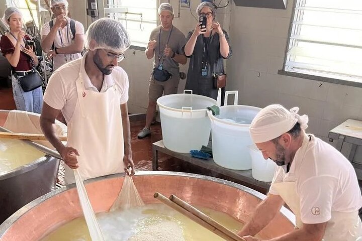 Tour Parmigiano Reggiano dairy and Parma ham
