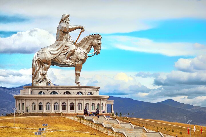 Genghis Khan Statue+Terelj Park+CamelRide+Eagle