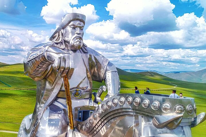Genghis Khan Statue+Terelj Park+CamelRide+Eagle