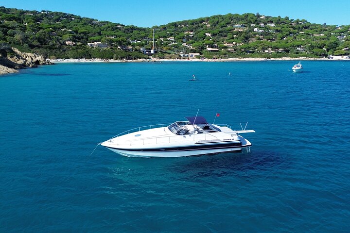 Full Day Private Yacht Charter on our Pershing 40 in Saint Tropez