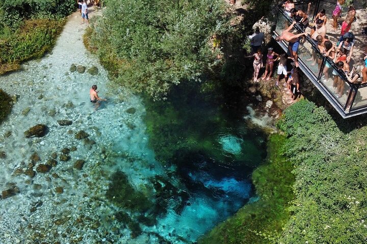 Blue Eye and Gjirokaster, Half Day Tour with Food & Drinks