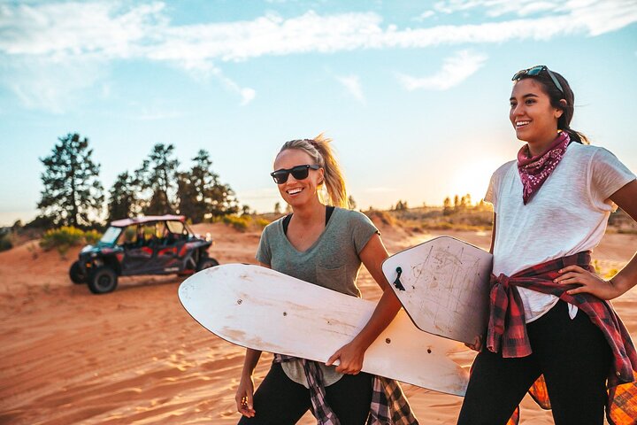 Coral Pink Sand Dunes UTV Sandboarding and Slot Canyon