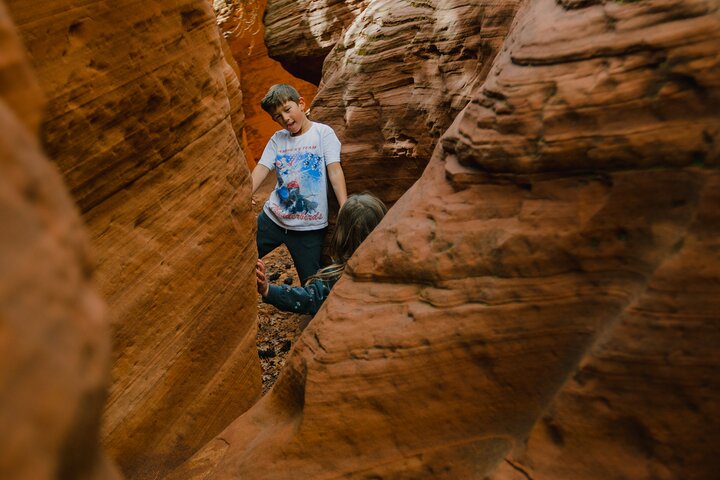 Coral Pink Sand Dunes UTV Sandboarding and Slot Canyon