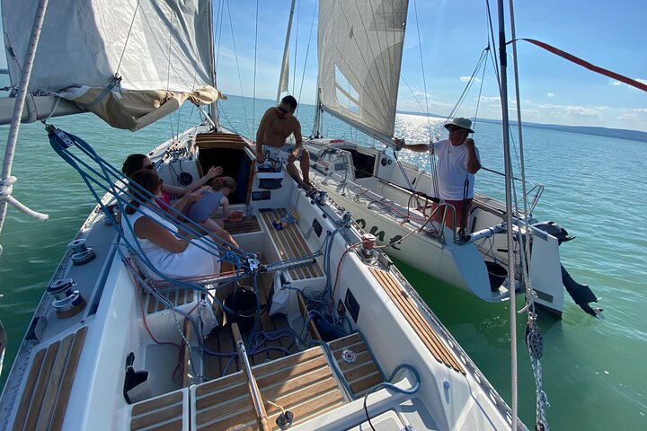 Sailing at Lake Balaton