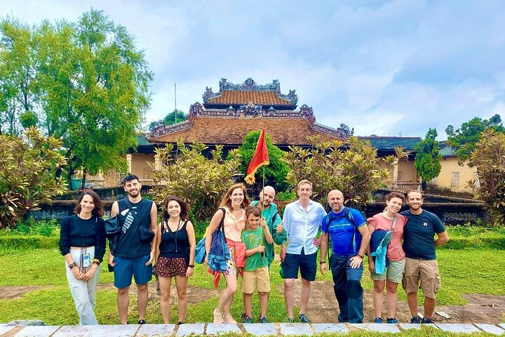Hue Citadel tour by authentic Train via Hai Van Pass from Da Nang