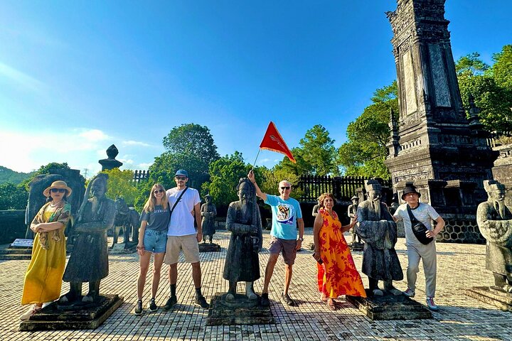 Hue Citadel tour by authentic Train via Hai Van Pass from Da Nang