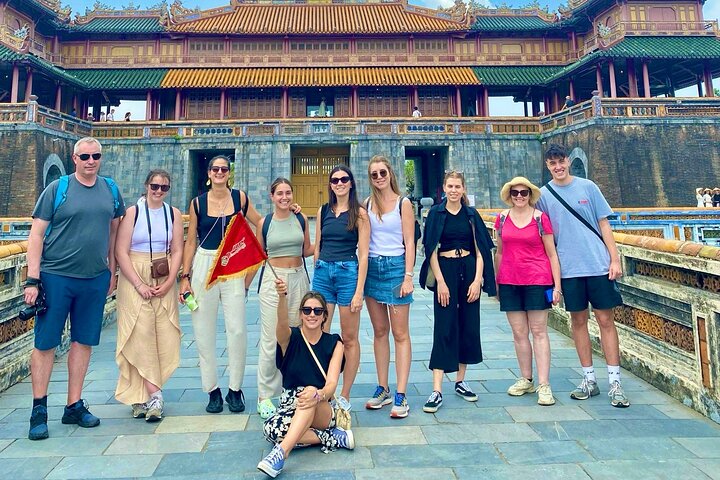 Hue Citadel tour by authentic Train via Hai Van Pass from Da Nang