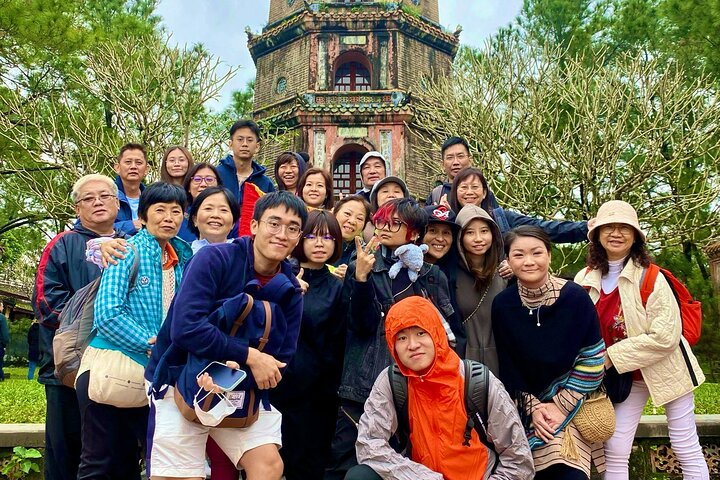 Hue Citadel tour by authentic Train via Hai Van Pass from Da Nang