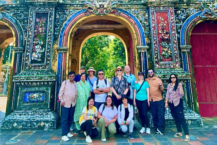Hue Citadel tour by authentic Train via Hai Van Pass from Da Nang