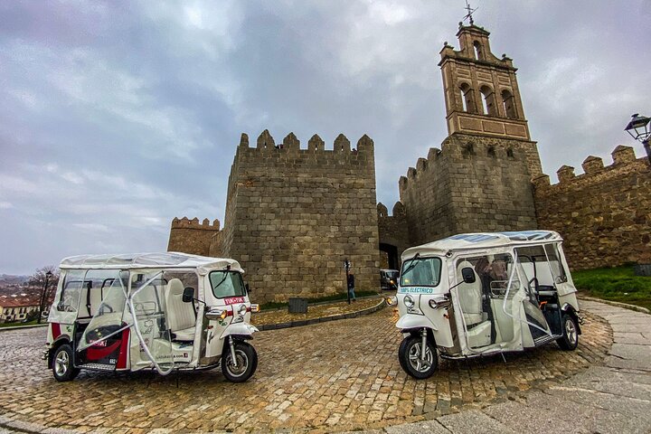 Guided Tour in TUK TUK Ávila COMPLETE with stops 1 hour