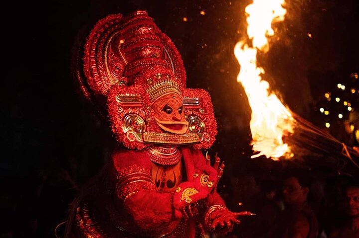 Theyyam Ritual Exploration Private Tour in Kannur with Pickup