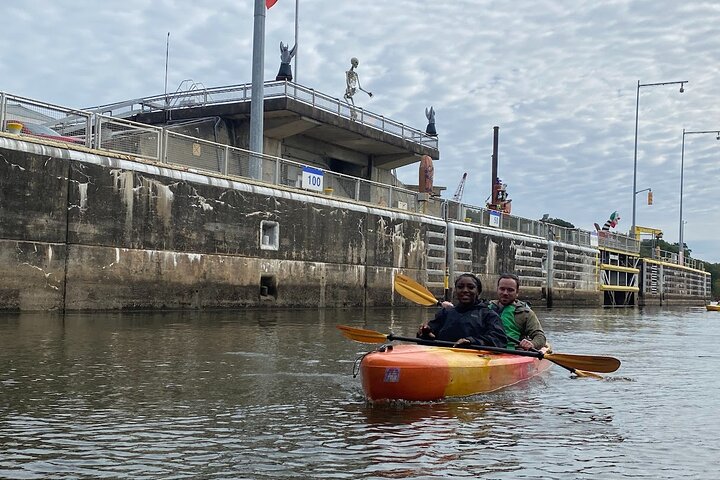 Chickamauga Dam Lock Kayak Tour by Chattanooga Guided Adventures