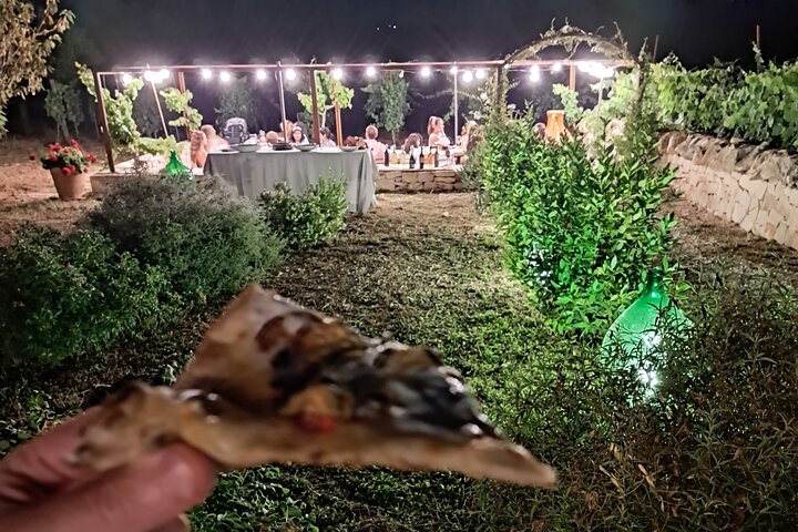 Dinner in the vineyard with wine tasting and walk