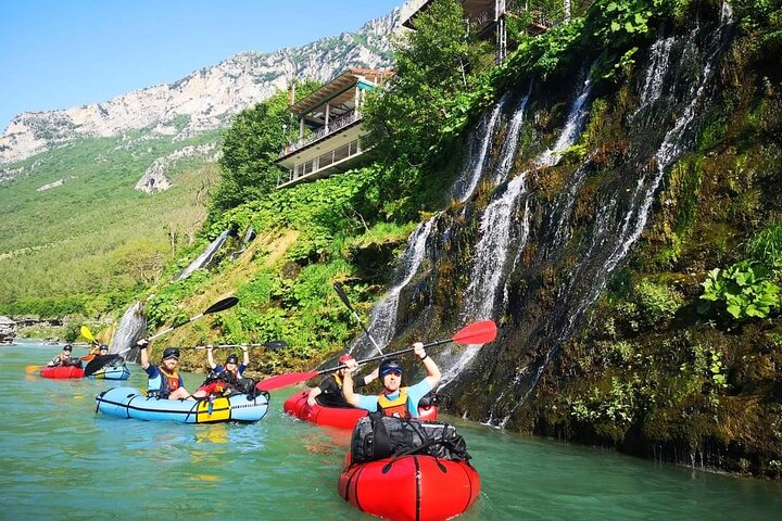 Amazing Rafting Experience at Last Wild Vjosa River of Europe in Permet, Albania