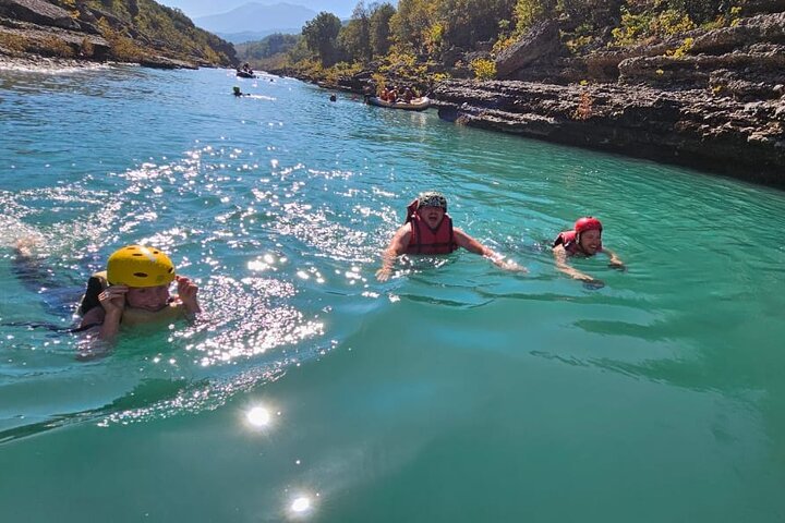 Amazing Rafting Experience at Last Wild Vjosa River of Europe in Permet, Albania
