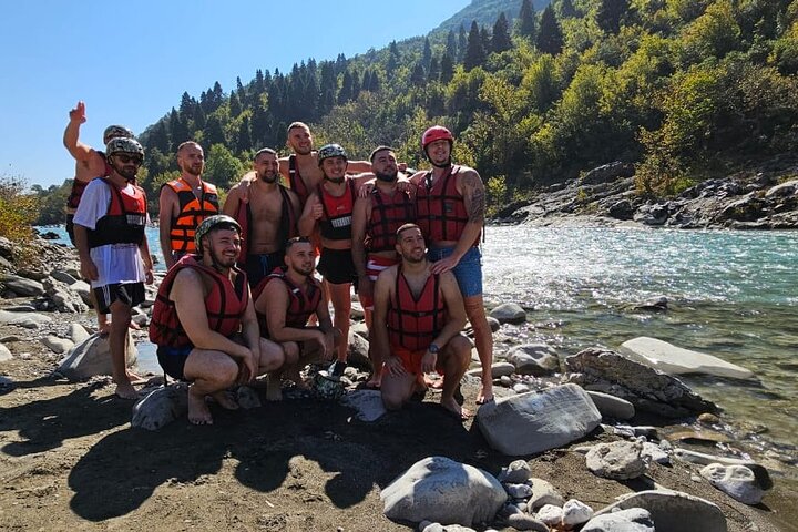 Amazing Rafting Experience at Last Wild Vjosa River of Europe in Permet, Albania