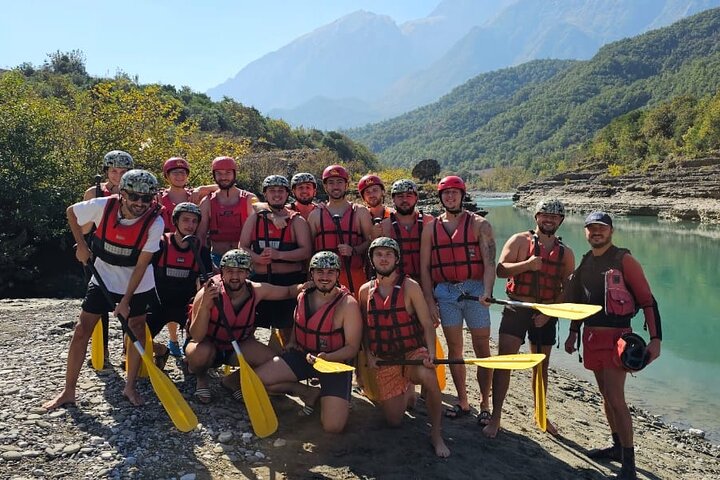 Amazing Rafting Experience at Last Wild Vjosa River of Europe in Permet, Albania