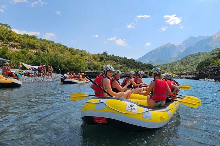 Amazing Rafting Experience at Last Wild Vjosa River of Europe in Permet, Albania