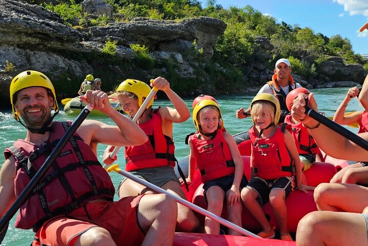 Amazing Rafting Experience at Last Wild Vjosa River of Europe in Permet, Albania